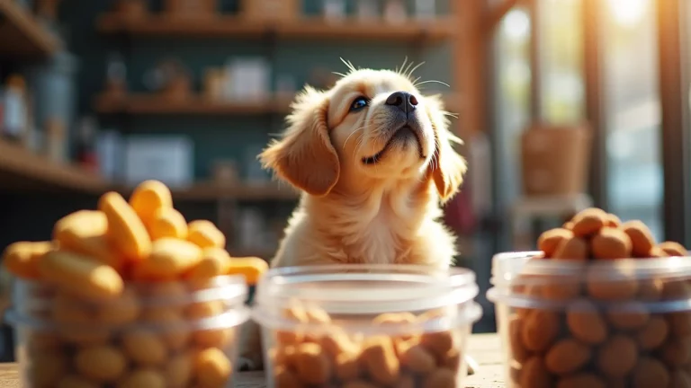 pojemniki na przysmaki dla psów i kotów