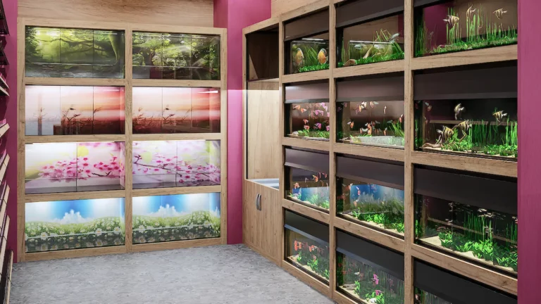 regały akwarystyczne